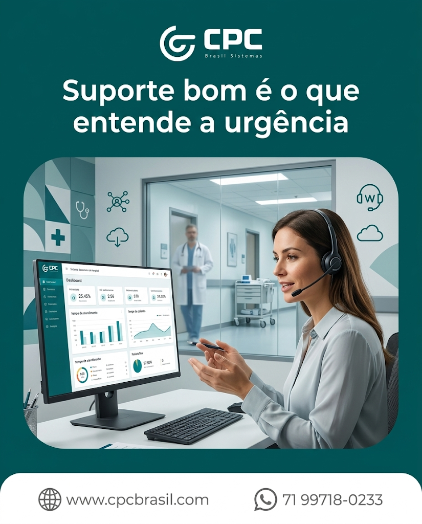 Em hospital, suporte não pode responder como se fosse qualquer empresa.
Precisa entender urgência, impacto e contexto. ✅

A operação precisa de gente qualificada do outro lado, não só de protocolo.