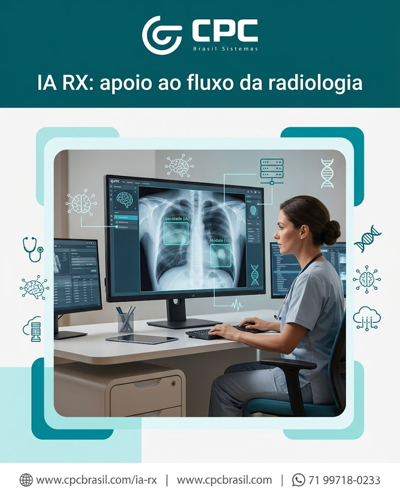 Na radiologia, agilidade com consistência faz diferença. ✅

A IA de RX da CPC ajuda a apoiar a triagem, priorização e padronização do fluxo — mantendo o médico no centro da decisão.

Teste: https://www.cpcbrasil.com/ia-rx
