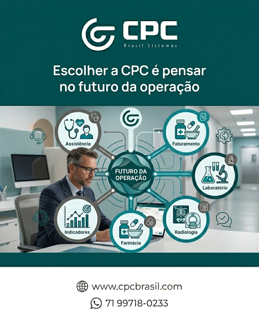 Sistema não é compra de curto prazo. É decisão estratégica. ✅

Escolher a CPC é optar por integração, robustez, suporte qualificado e capacidade de acompanhar o crescimento da instituição.

Mais do que software: base para a operação.